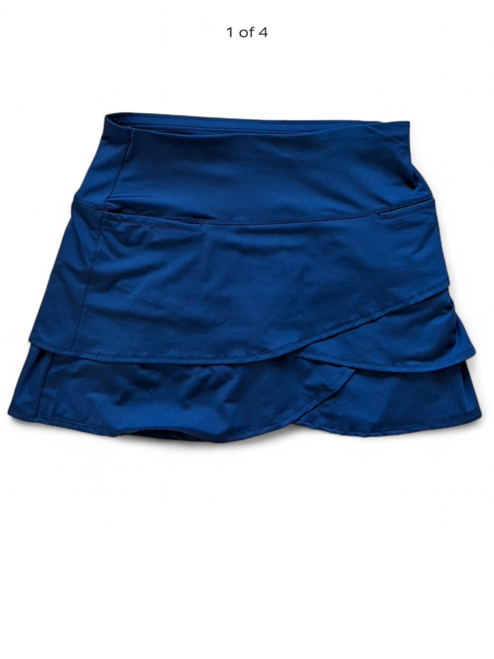 Lucky in Love Black Layered Tennis Skort
